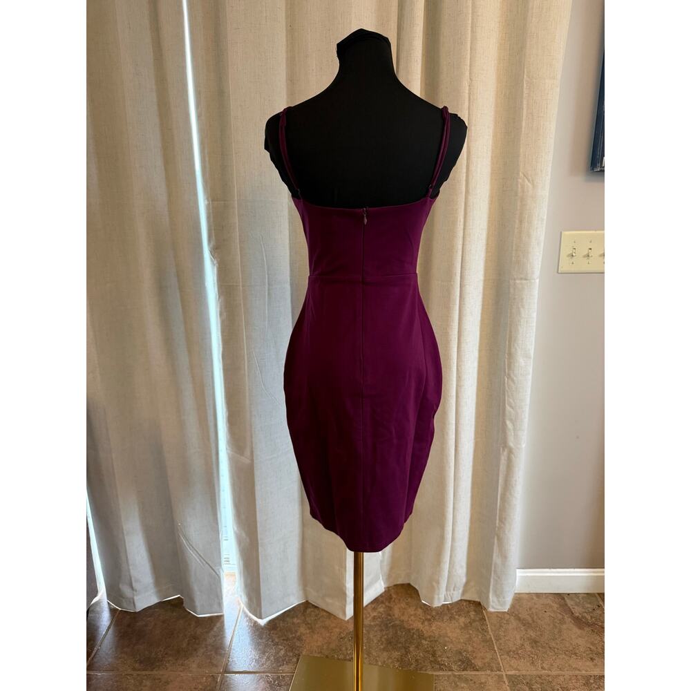 PURPLE LULUS FITTED DRESS SIZE MEDIUM - Picture 2 of 6